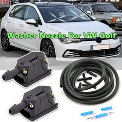 Car Windscreen Washer Wiper Blade Water Spray Jets Nozzles for VW Golf 2 3 4 5 6 7 8 GTI GTD R R32 MK1 MK2 MK3 tsi tdi Estate