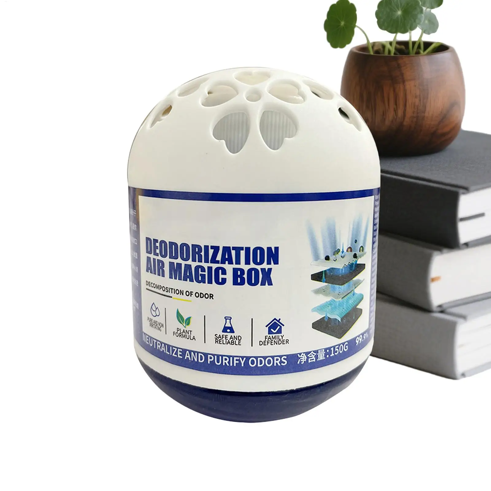 

Многофункциональный портативный автоматический пылесборник-освежитель воздуха 150 г для спален и офисов