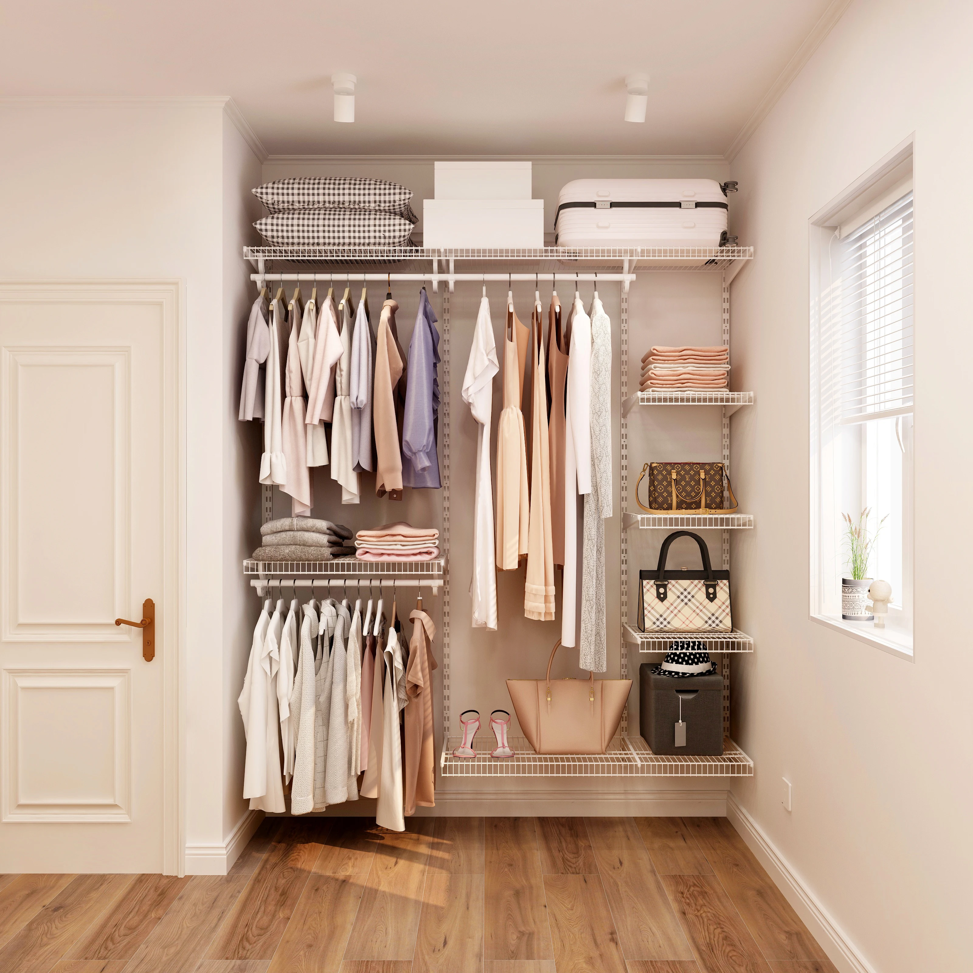 Kit de armário portátil diy, organizador de roupas, rack de armazenamento de parede para quarto, cozinha, banheiro, sala de estar