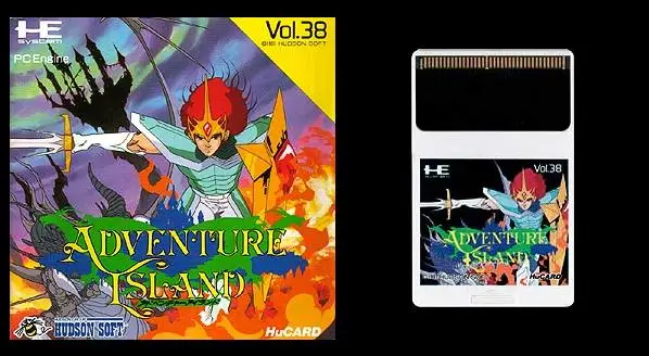 

16bits PC Engine HU-CARD : ADVENTURE ISLAND ( Dragon's Curse )