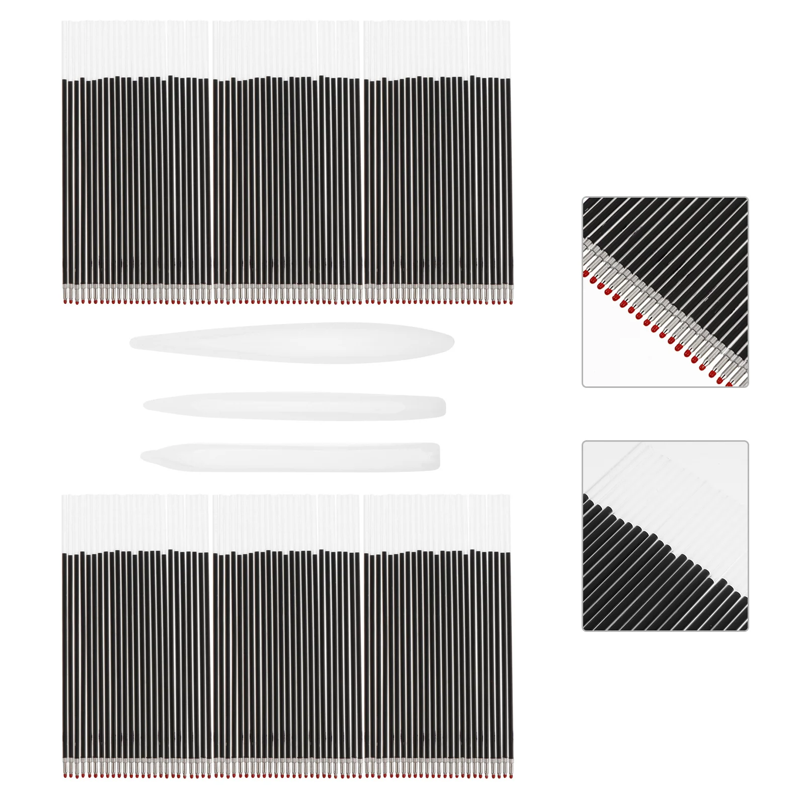 

3Pcs Silicone Ballpoint Mold Set Flexible Pen Shape DIY Epoxy Casting Mold for Office Home Gift Making Ballpoint Refills