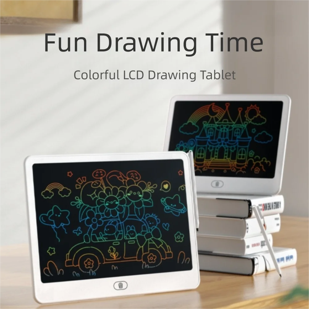Cadeaux 11 pouces tablette d'écriture LCD coloré effaçable bloc-notes éducatif anniversaire