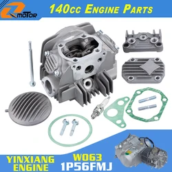 140cc Engine Cylinder Head Assembly Kit For 56mm Cylinder YinXiang 1P56FMJ 140cc W063 1P56FMJ-5 W150-5 150cc Dirt Pit Bike