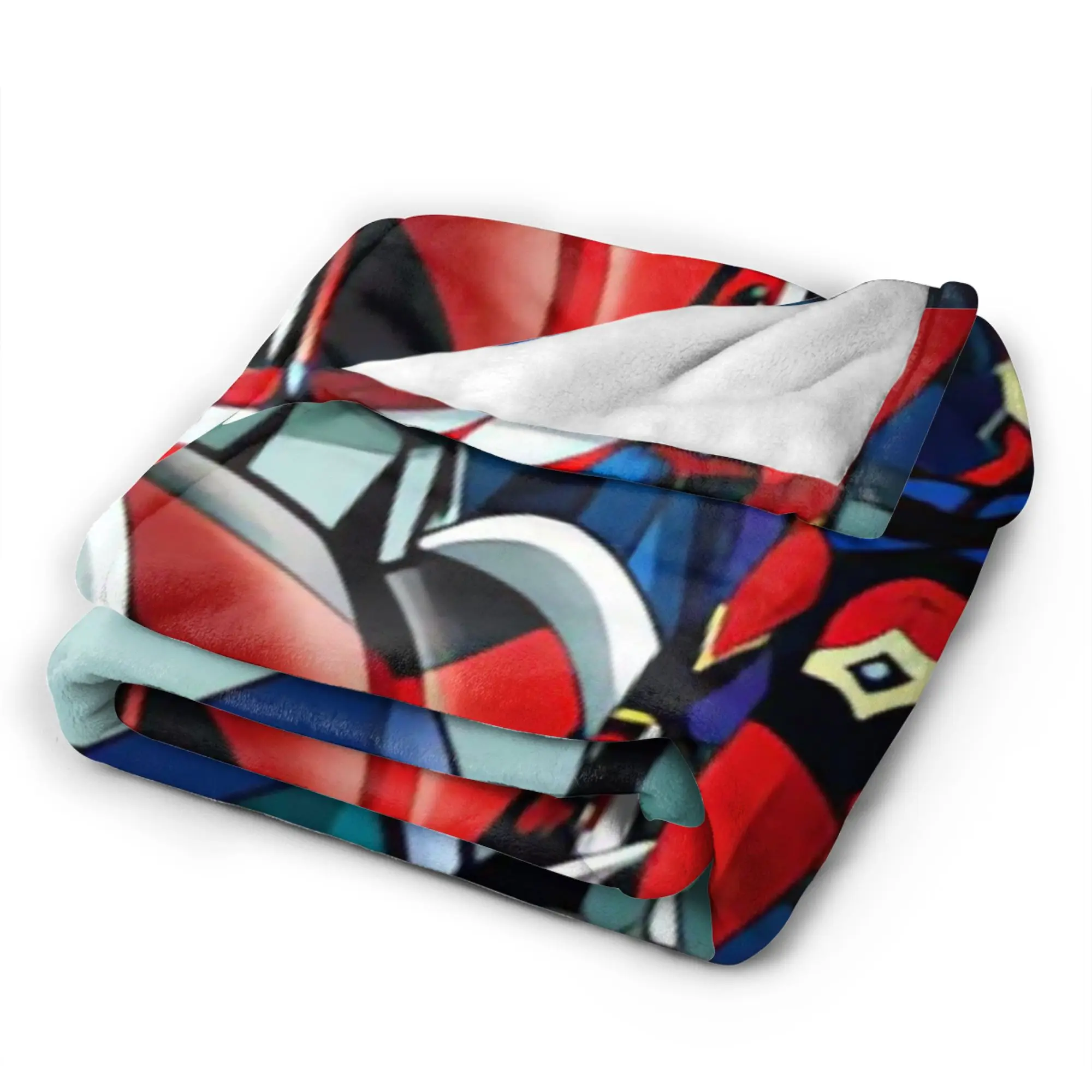 Super Warm Blankets Girls Boys Travel Ufo Robo Grendizer Goldorak Throw Blanket Flannel Bedspread For Couch Chair Sofa Bed Cover