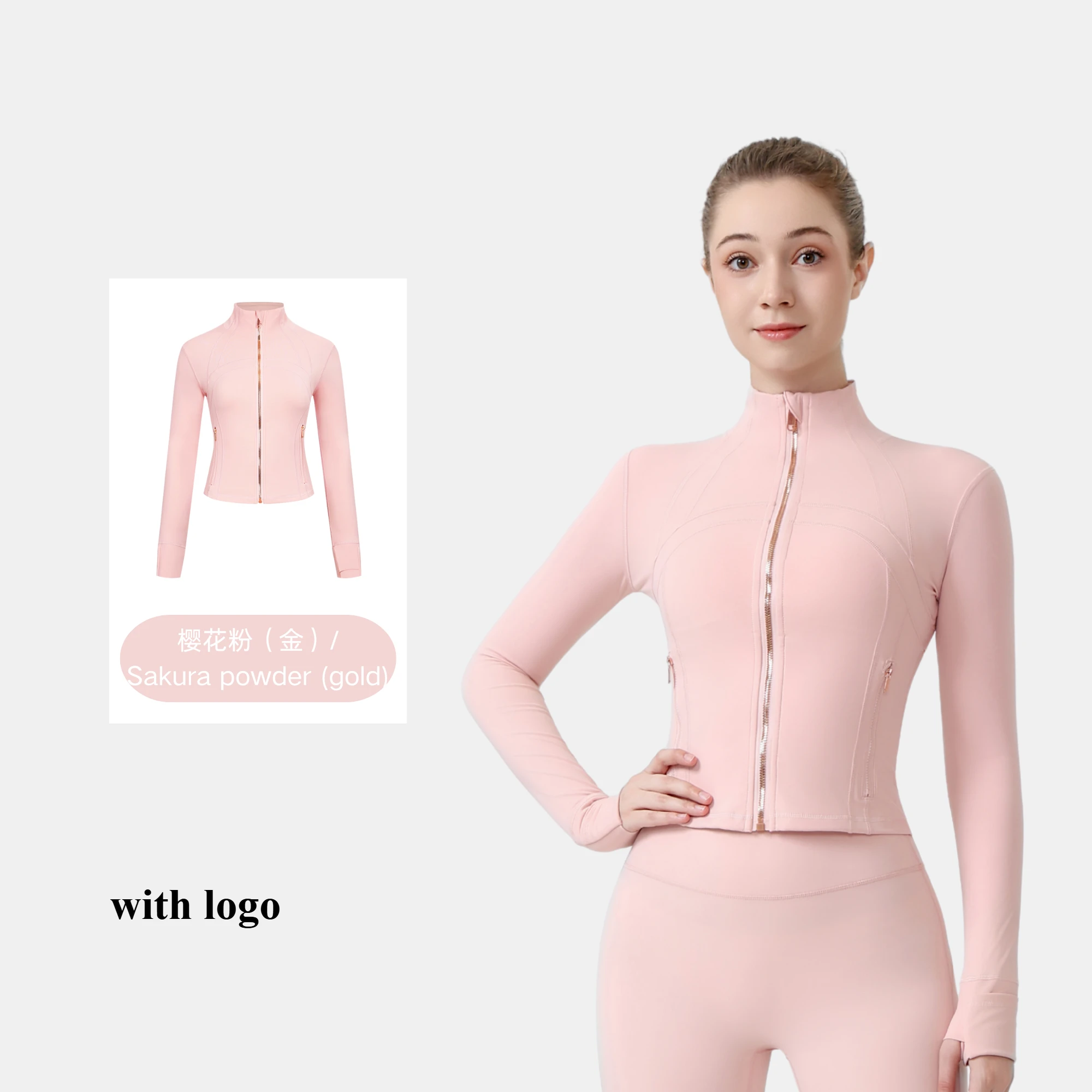 

Короткая женская куртка для фитнеса Lemon, укороченная эластичная быстросохнущая одежда для бега и йоги с золотой молнией