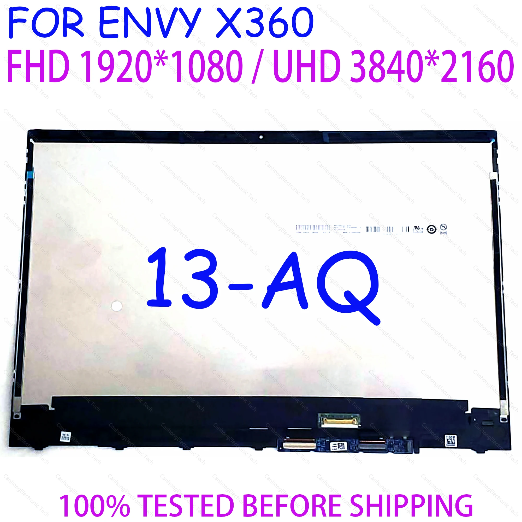 

13,3 "для HP Envy 13-AQ TPN-W144 L53376-001 L53377-001 FHD UHD LCD L53367-001