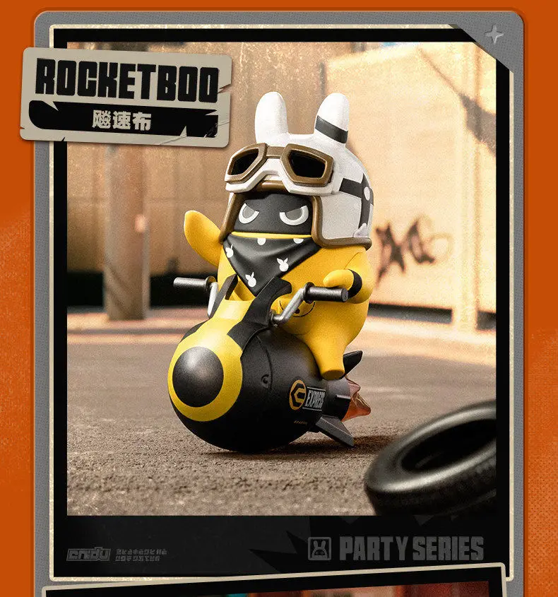 Original POPMART Zenless Zone Zero Bangboo Party Serie Blind Box Mystery Box Figur PVC Weichgummi 3D Figurine Ornament Geschenk – Detail 14