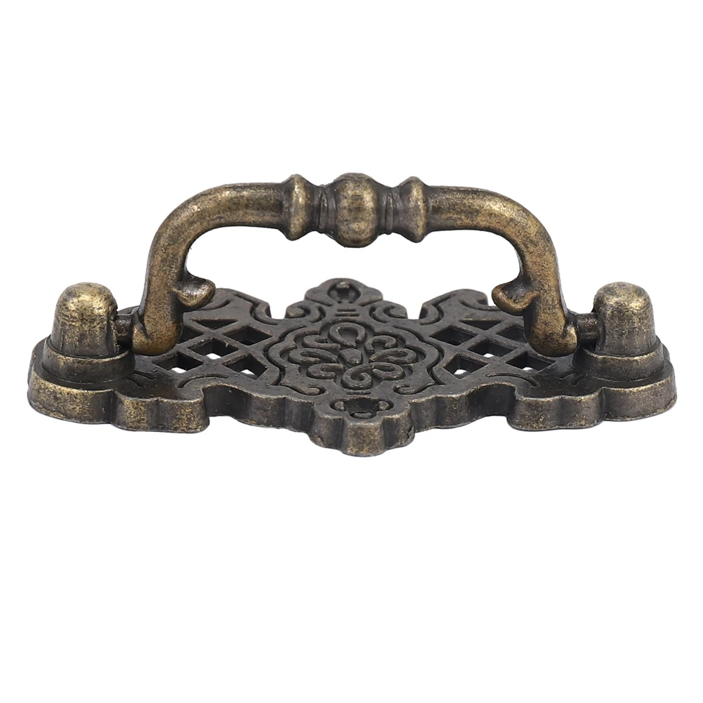 

20 Pack Vintage Kitchen Cabinet Pull Furniture Drop Pull Drawer Handles Bedroom Dresser Knobs Antique Bronze-ABUA