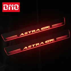 Trim Pedal LED Car Light Door Sill Scuff Plate Dynamic Streamer Welcome Lamp For OPEL ASTRA GTC