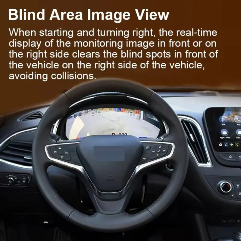Image 5: Tableau de bord de voiture 12,3'' pour Blazer 2020-2025, compteur de vitesse automatique