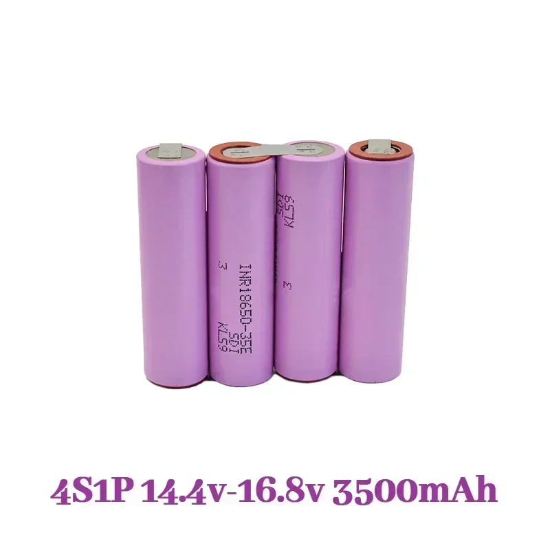 20A 18650 35E 3500mAh 7000mAh 3S 4S 5S 6S 8S 7.4V 12.6V 14.8V 18V 25.2V 29.6V for Screwdriver Batteries Weld Battery Pack