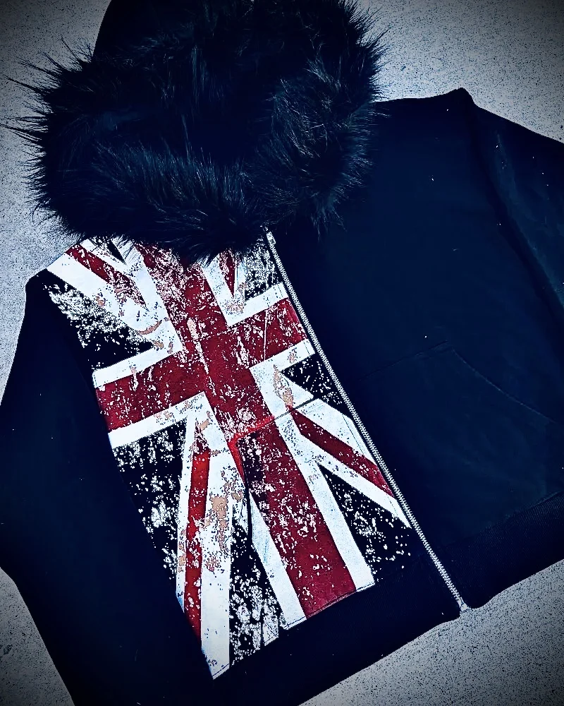 

Американский хип-хоп Harajuku Ретро High Street с принтом Модная брендовая толстовка Y2k Мужская повседневная свободная толстовка большого размера в стиле рок Женская