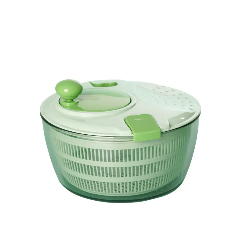 

Salad Spinner, Drain,Lettuce and Produce Dryer with Bowl and Colander Quick and Easy Vegetable Dryer, Fruit Washer Fries Spinner