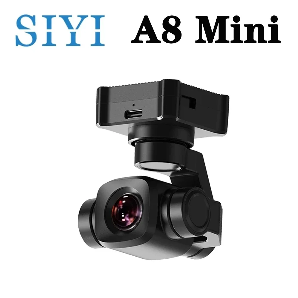 

SIYI A8 mini 4K 8MP Ultra HD 6X Digital Zoom Gimbal Camera with 1/1.7" Sony Sensor 95g Lightweight 55x55x70mm