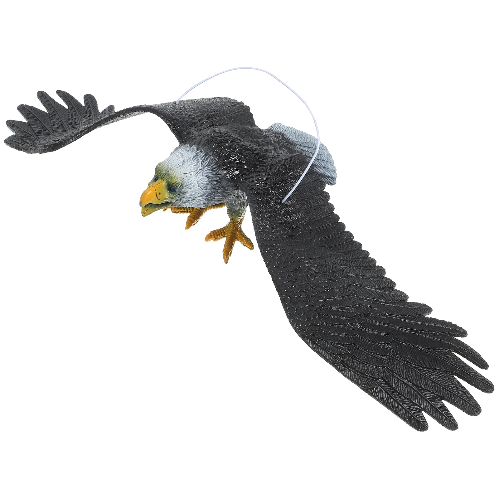 Eagle Pendant Fake Drive Away Birds Decoys to Yard Ornament Pvc Plastic Tree Hanging Decor