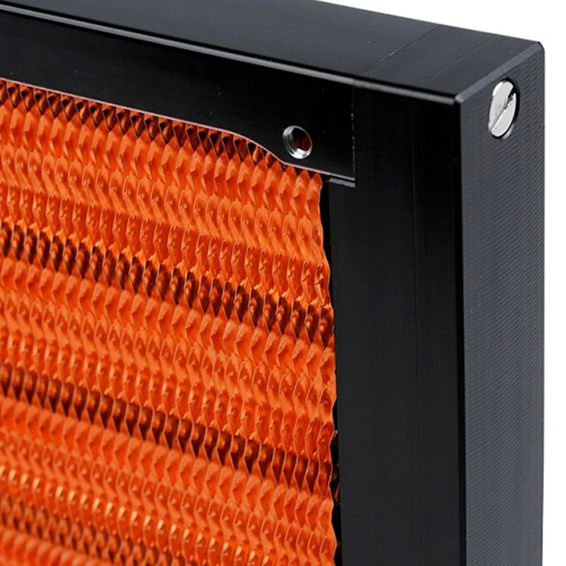 17 مللي متر الصف البارد جميع النحاس المبرد المائي 240 النحاس المياه المبردة النحاس صف الكمبيوتر الصرف السائل مبادل حراري-A25R