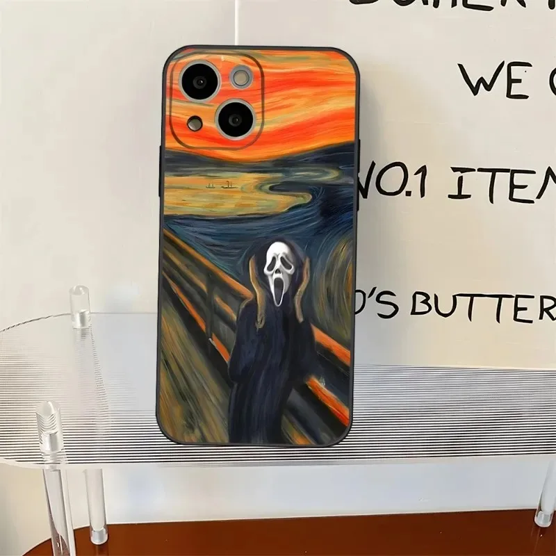 Ghostface Horror Scream Art Phone Case For Samsung Galaxy S10 S20 S21 S22 S23 S24 FE Plus Ultra Note 20 Back Cover