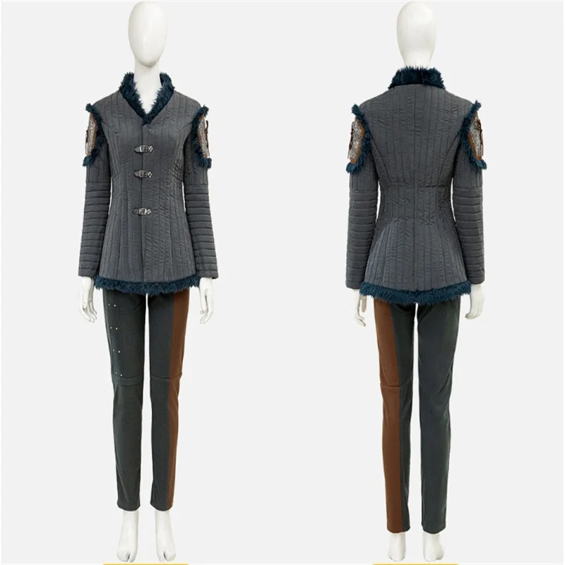 Cirilla fiona cosplay traje fantasia uniforme com adereços acessórios para mulheres roupas de festa de carnaval de halloween