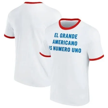 El Grande Americano Merch  Merch T-shirt Men Short Sleeve Tee Unisex Tops Clothes Causal Female Y2K Tops