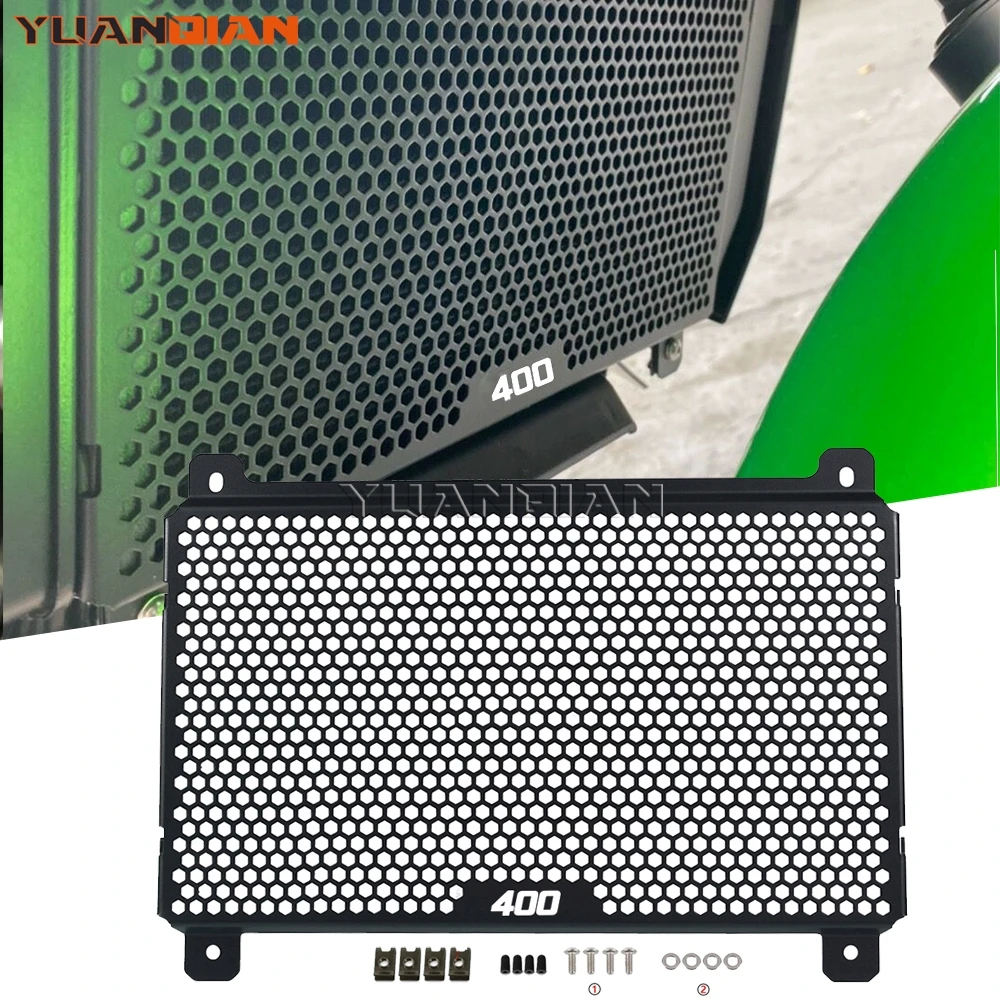 Motorcycle Accessorie Radiator Guard Protector Grille Cover For Kawasaki Z400 Ninja 400 Z 400 Ninja400 2019- 2021 2022 2023 2024