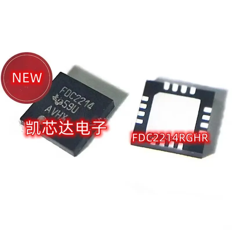 

10 шт./лот FDC2214RGHR FDC2214 WQFN16 Новый оригинальный блок питания в наличии - Электронный компонент