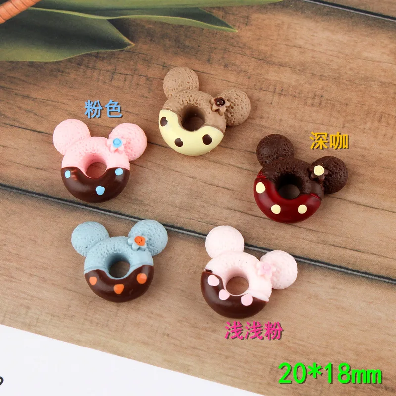 6/8/10 stücke Mini süße Süßigkeiten Donut Puppe Essen so tun, als spielen Puppenhaus Zubehör Miniatur Home Craft Dekor Kuchen Kinder Küche Spielzeug – Detail 17