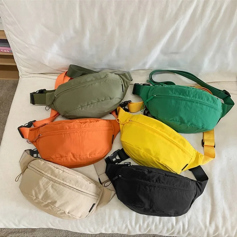 Half Moon Women's Chest Bag New Oxford Cloth Large Capacity Crossbody Bag Multifunctional Waterproof Waist Bags Travel