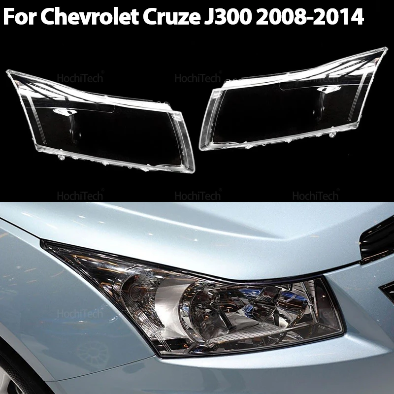 

Auto Front Headlight Cover Transparent Glass Headlamps Lampshade Lamp Shell Masks for Chevrolet Cruze J300 2008-2014