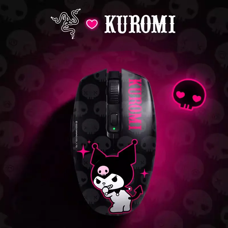 Razer Sanrio Kuromi Dark Night Sweetheart Limited Edition Dual Wireless Gaming Mouse HyperSpeed 2.4GHz Wireless and Bluetooth