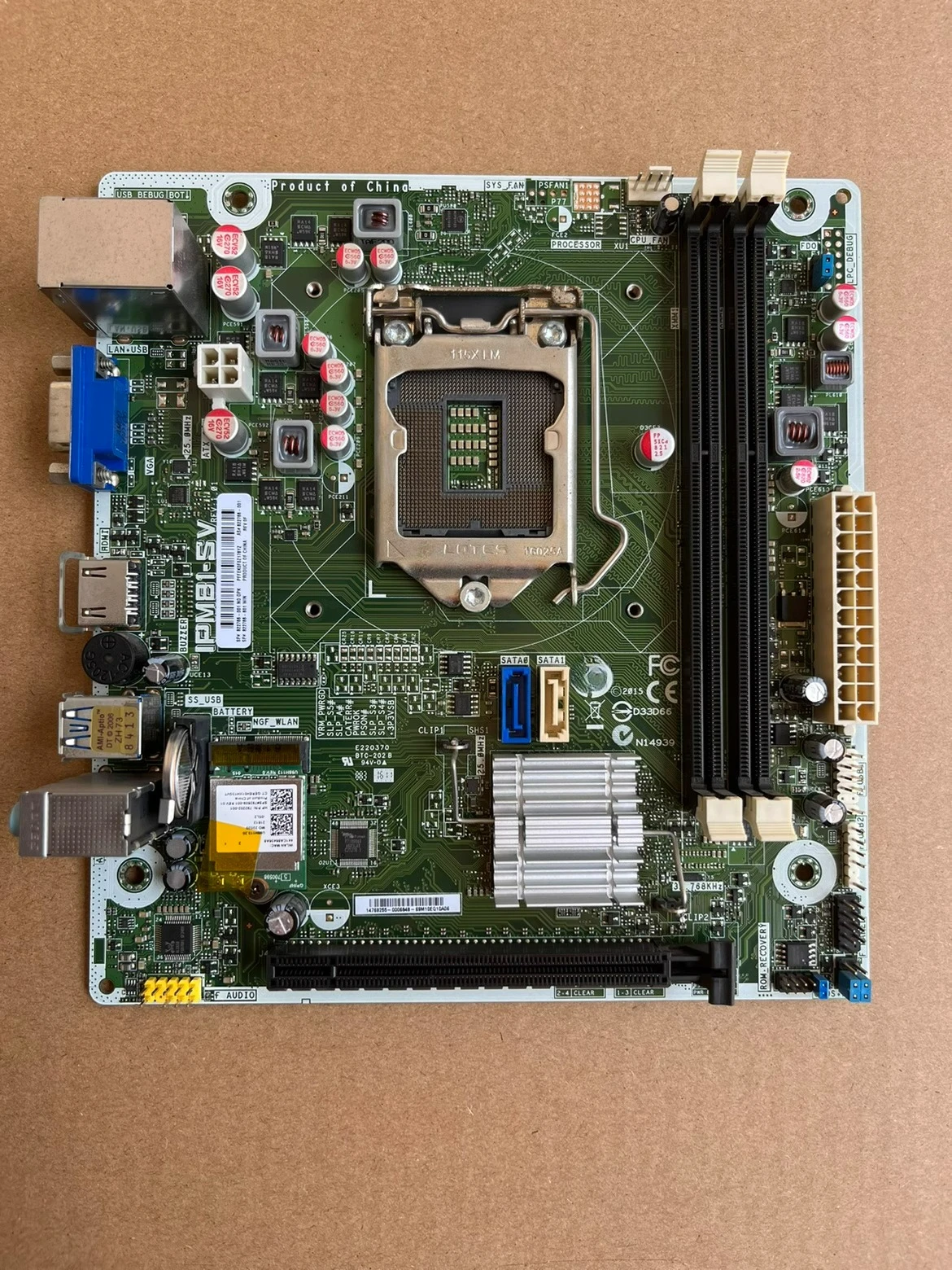 For HP IPM81-SV main board H81 support 1150 pins 822766-001