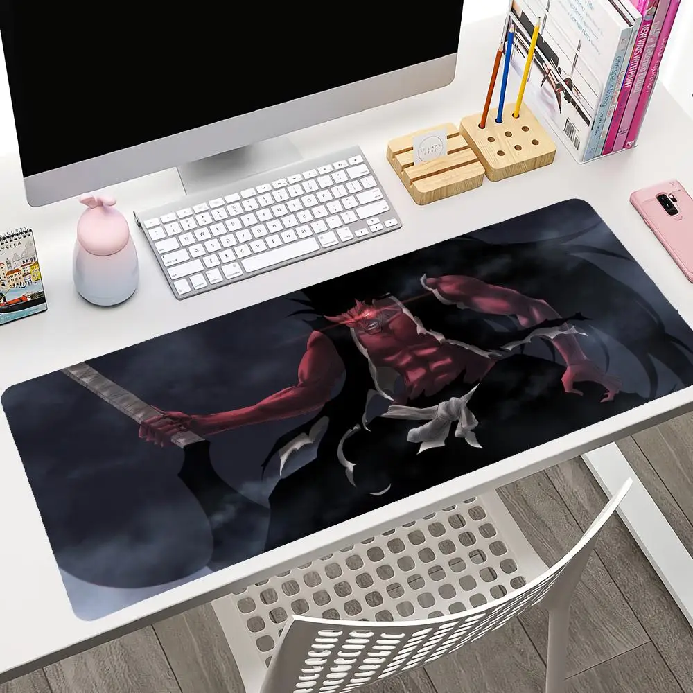 Anime Bleach Mousepad Large Gaming Mouse Pad LockEdge Thickened Computer Keyboard Table Desk Mat