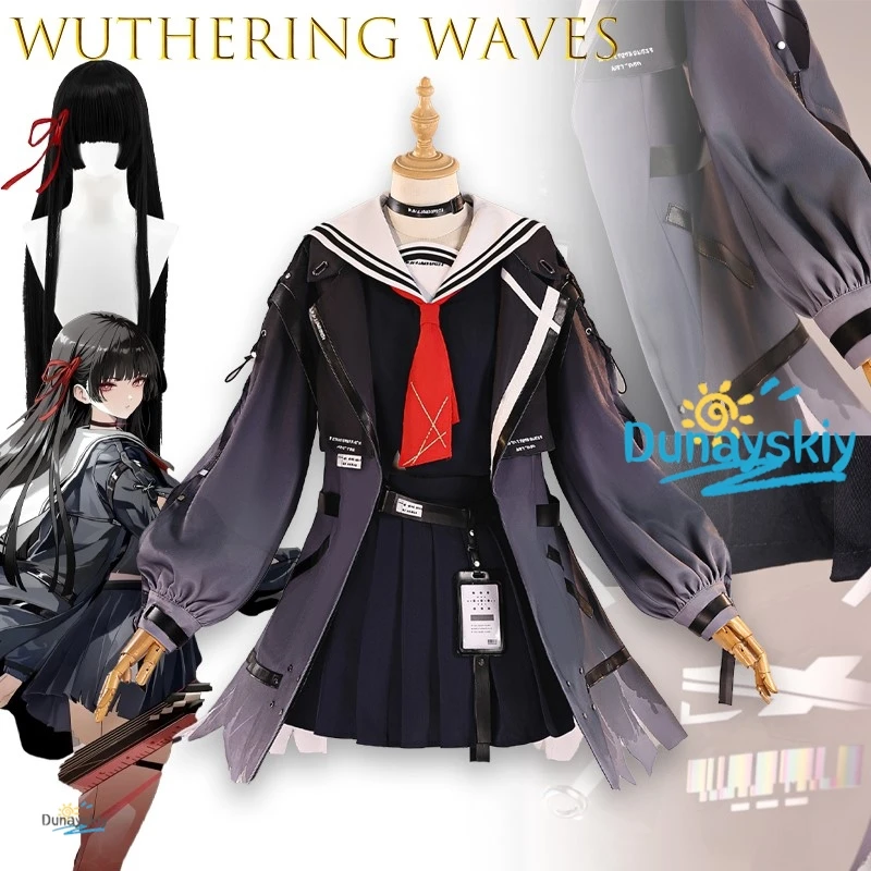 

Chisaki Wuthering Waves Cosplay Outfit Full Set High Quality Sexy Design Anime Fantasia Roleplay Halloween Carnival Party