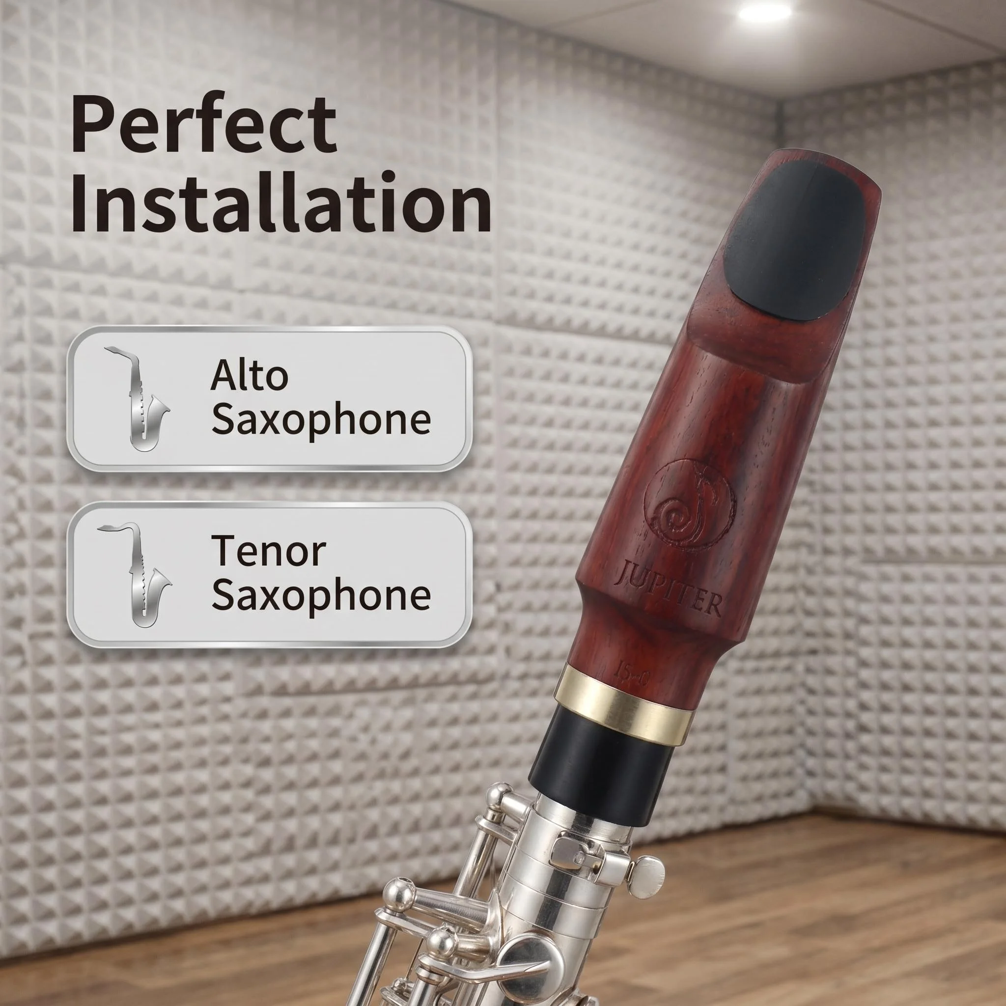 Saxophone Mouthpiece Alto Tenor Rosewood  Material Original Authentic Solid Wood Craftsmanship Professional Level