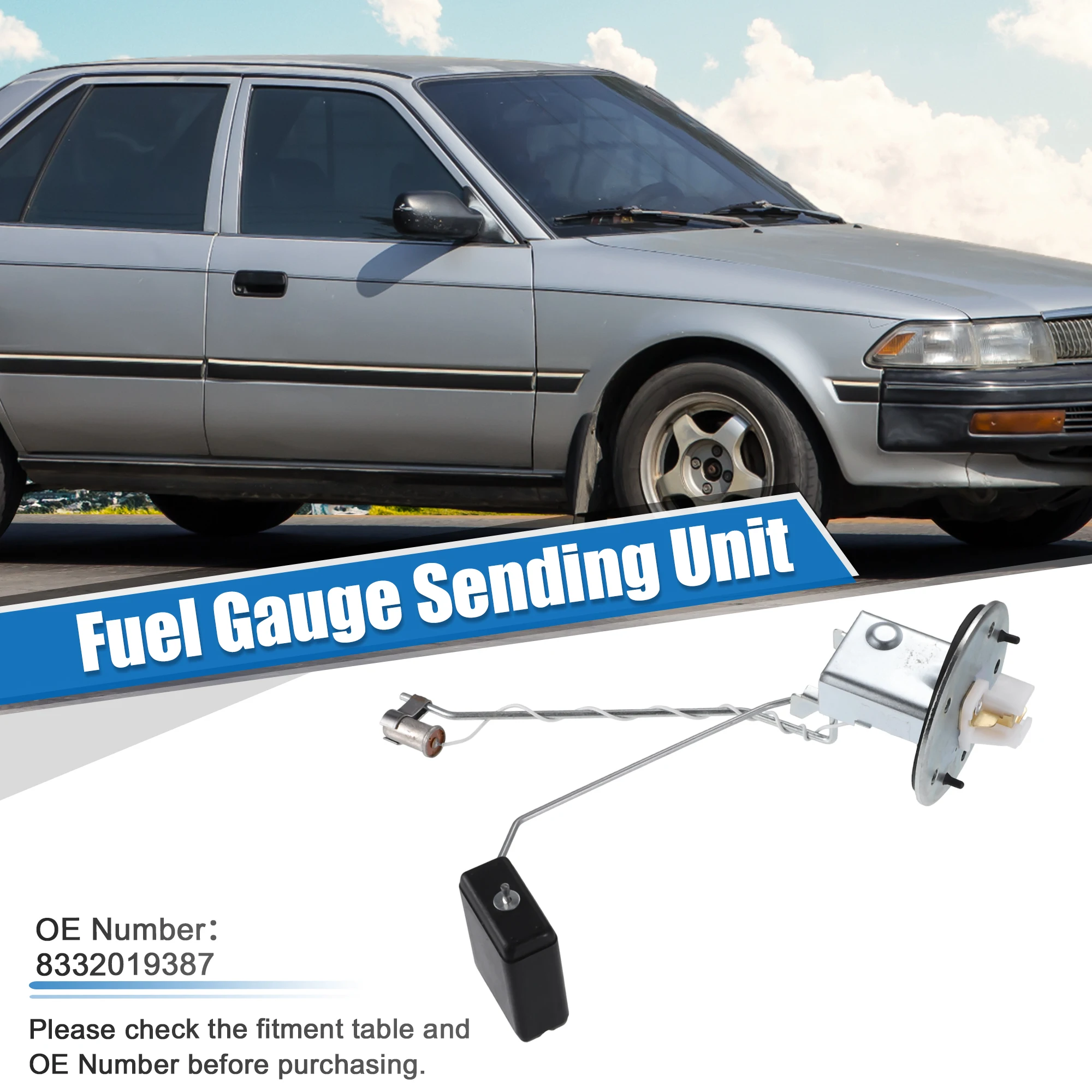 

UXCELL Car Fuel Tank Sender for Toyota Corolla KE70 TE71 1979-1987 No.8332019387