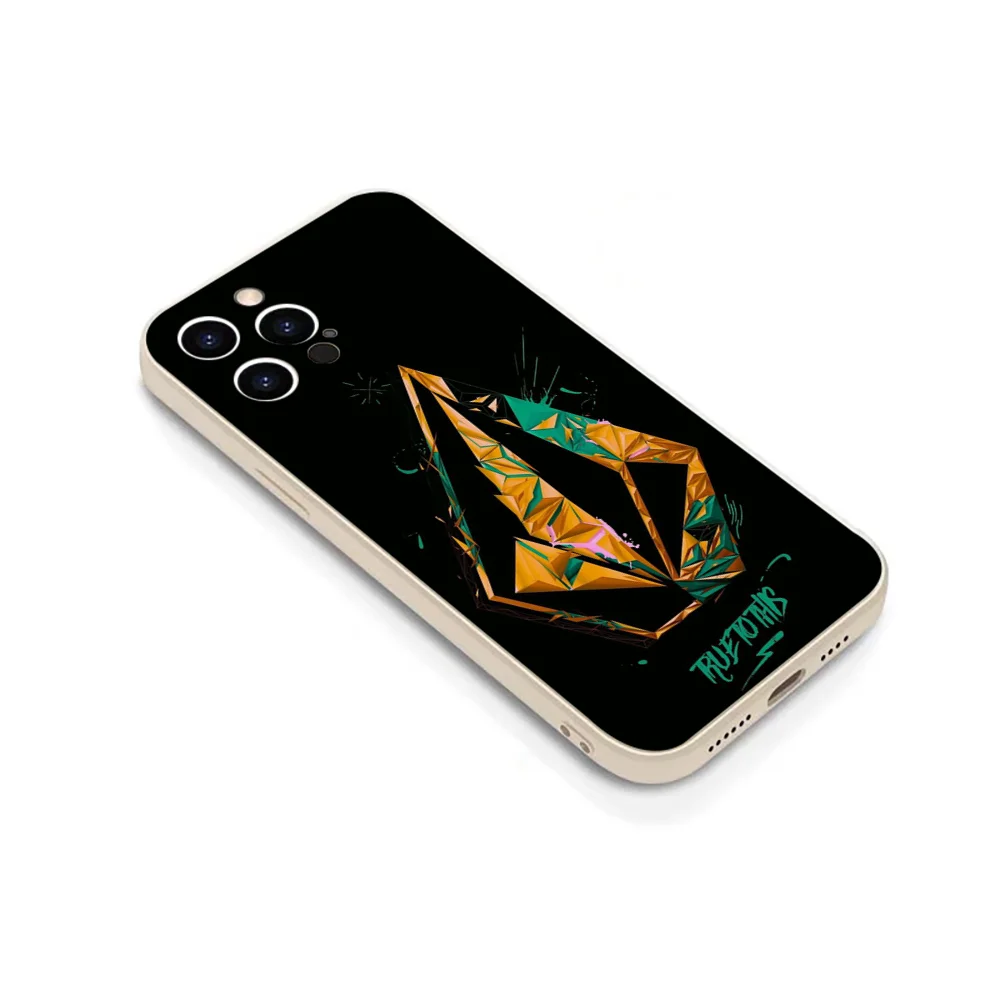 حافظة هاتف بشعار Epc Volcom من السيليكون الناعم لهاتف آيفون 16 15 14 13 12 11 Plus Pro Max Plus #5