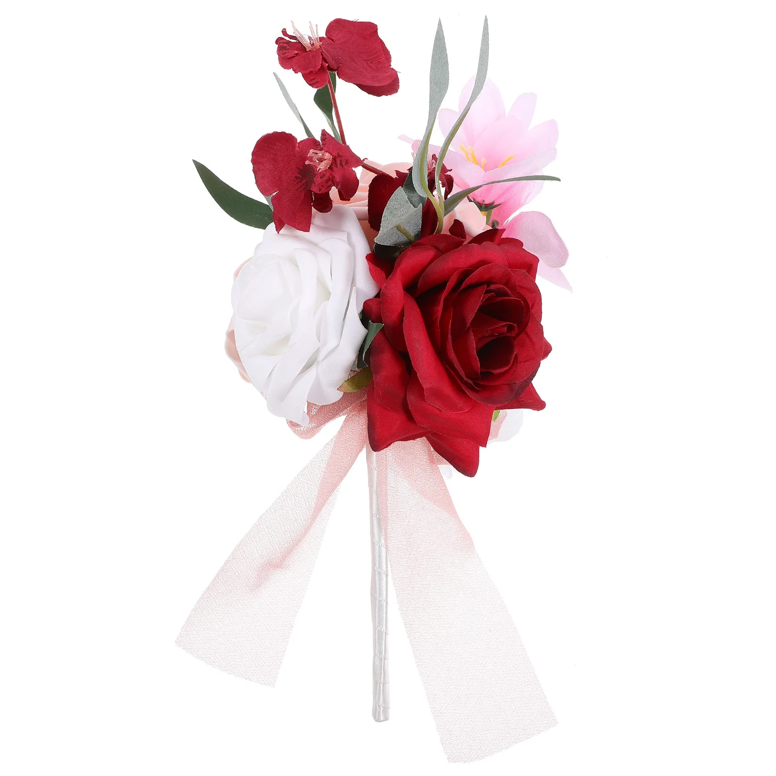 

Rustic Wedding Bridal Artificial Flower Bouquet Realistic Faux Floral Table Centerpiece Romantic Party Decor Wedding Bouquet