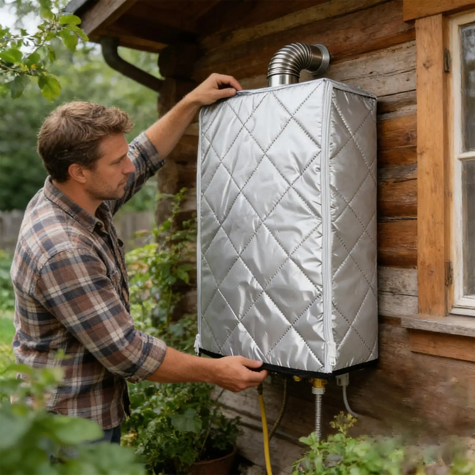 Waterproof Dustproof Kitchen Appliance Blanket Tankless Water Heater Cover Thickened Water Heater Enclosure Cover for outdoor