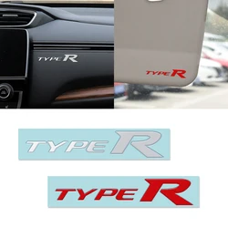 3D Metal Nickel Styling Badge Sticker Car Body Stickers for Honda Type R Mugen INSPIRE XR-V CR-V UR-V CR-Z Fit Type S VTEC DOHC