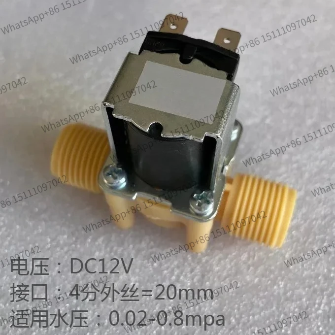 6pcs 24v-4 External Thread Inlet Solenoid Valve with Pressure and Non Pressure Water Valve Accessories