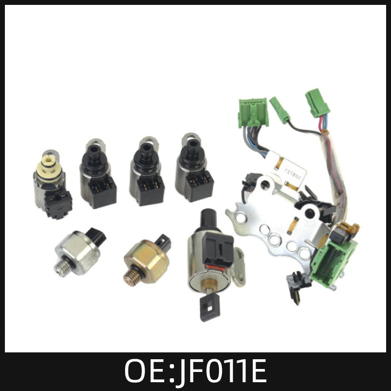 

JF011E RE0F10A CVT Transmission Solenoid Kit Car Valve Body Solenoids for Altima Rogue Sentra Caliber 2.5L QR25DE Engine