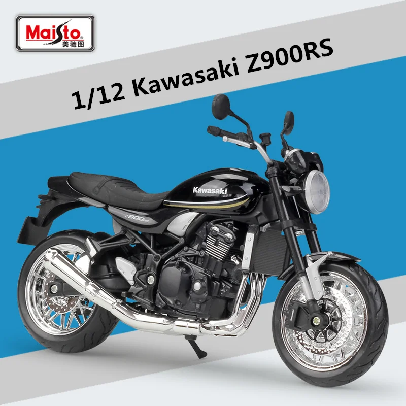 Maisto 1:12 Kawasaki Z900 RS Alloy Sports Motorcycle Model Diecast Metal Street Racing Motorcycle Model Collection Kids Toy Gift