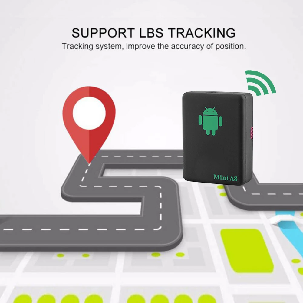 Auto Tracking Gerät Wasserdichte Tragbare GPS Locator Echtzeit Tracking Mini Positionierung Gerät 400 mAh Schlüssel Brieftasche Tracking Finder