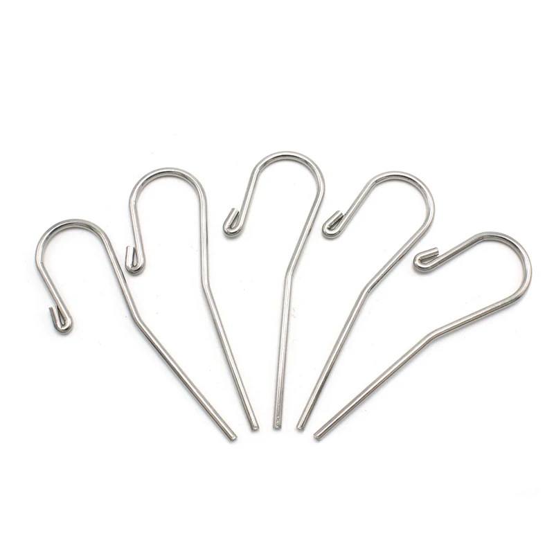 5Pcs/Pack Stainless Steel 2mm Dental Lip Hook Root Canal Measuring Accessories Lip Mouth Hook Apex Locator Tool for Dentists