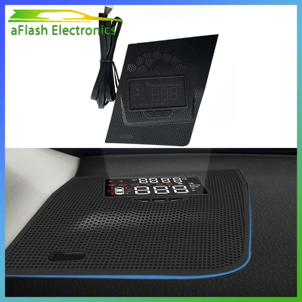 

LHD RHD HUD for Toyota RAV4 XA50 2019-2024 Auto Car Head Up Display Windshield Glass Projector Security Alarm Overspeed Voltage