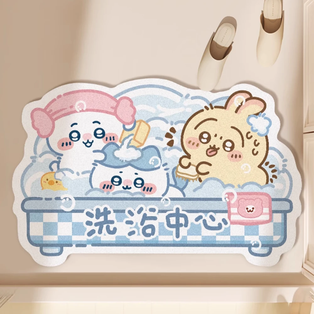 VIKAMA Rutschfeste, langlebige, leicht zu reinigende Kieselalgenschlamm-Badezimmertürmatte, Baddecke, hochwertige, super saugfähige Badezimmertürmatte