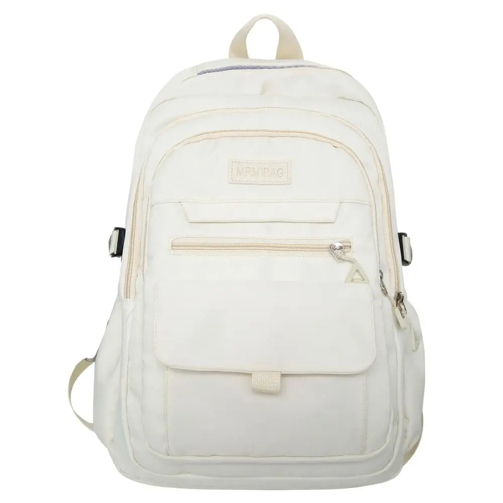 

Comfortable Korean Simple School Bags Waterproof Large Capacity College Student Backpack Nylon Multi-layer Girl's Backpack Gifts