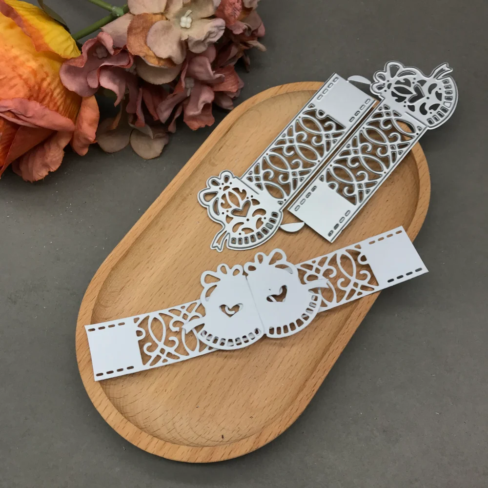 

1pcs metal cutting dies cut die mold Bell clasp Scrapbook paper craft blade punch stencils dies