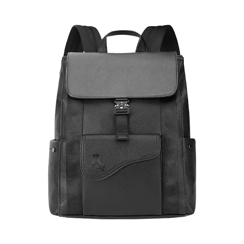 New popular versatile minimalist style spliced couple backpack