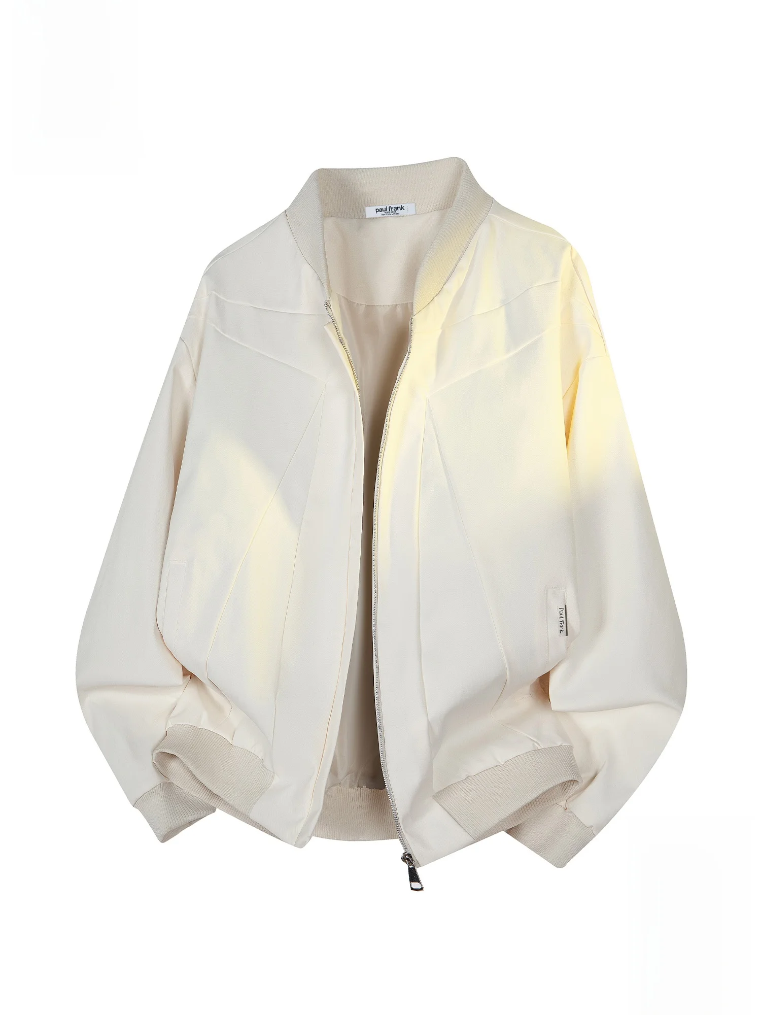 

Loose Fit Baseball Collar Jaet for Men Monkey Brand Casual Outerwear Spring 2026 New Sle Polyester Fiber