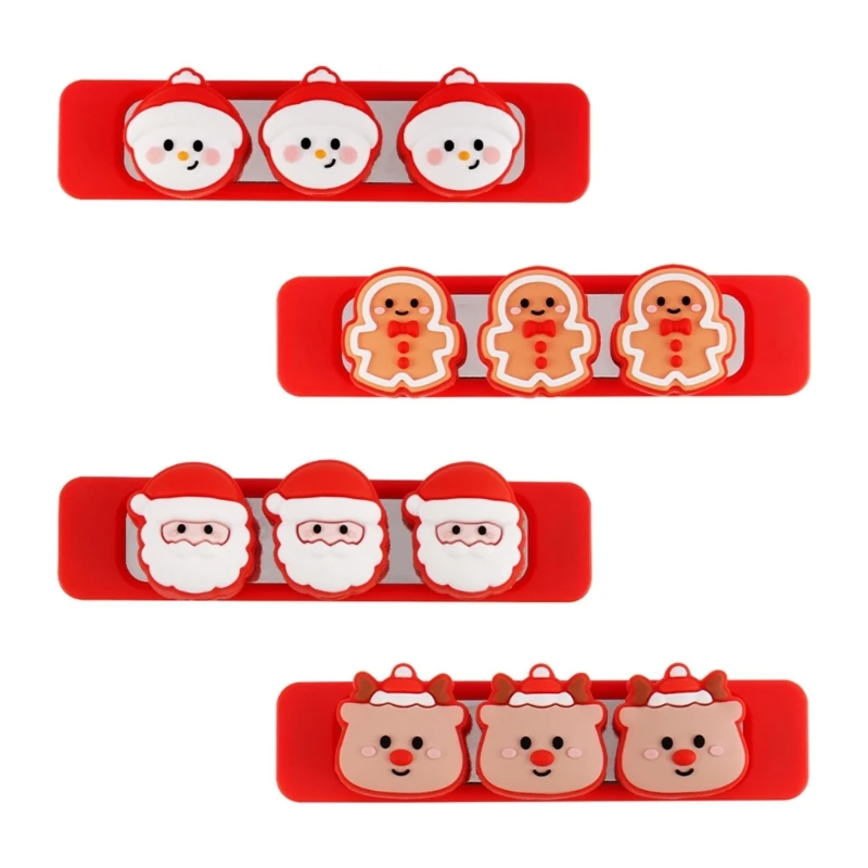 Organizadores decorativos del alambre del clip del cable Navidad para acceso fácil y rápido